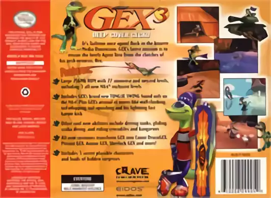 Image n° 2 - boxback : Gex 3 - Deep Cover Gecko