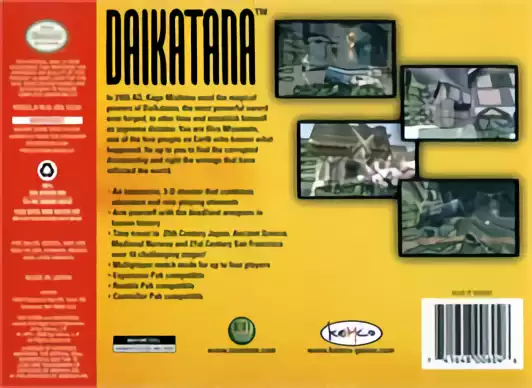 Image n° 2 - boxback : John Romero's Daikatana
