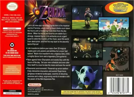 Image n° 2 - boxback : Legend of Zelda, The - Majora's Mask