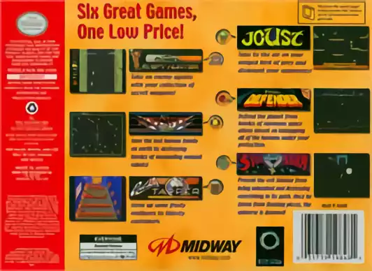 Image n° 2 - boxback : Midway's Greatest Arcade Hits - Volume 1