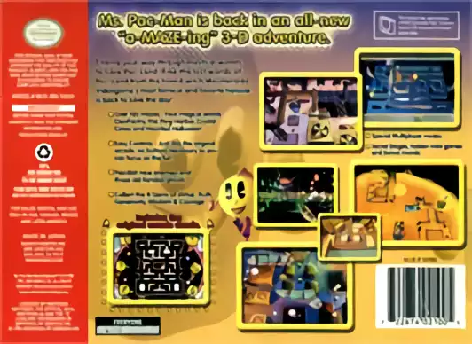 Image n° 2 - boxback : Ms. Pac-Man - Maze Madness