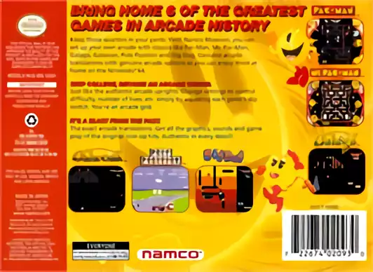 Image n° 2 - boxback : Namco Museum 64