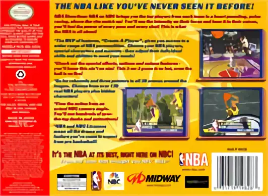 Image n° 2 - boxback : NBA Showtime - NBA on NBC