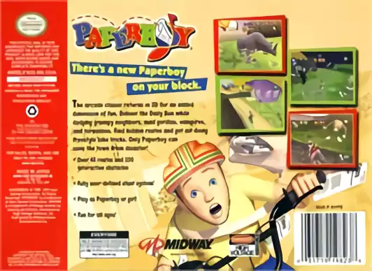 Image n° 2 - boxback : Paperboy Image n° 2 - boxback : Paperboy