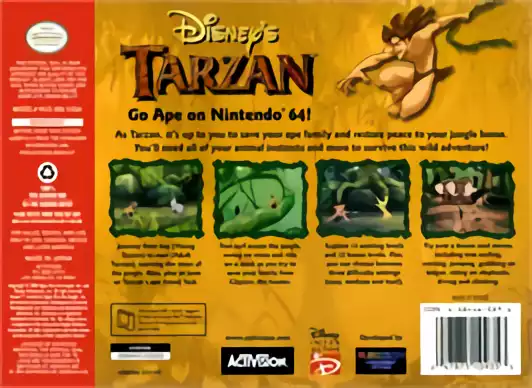Image n° 2 - boxback : Tarzan