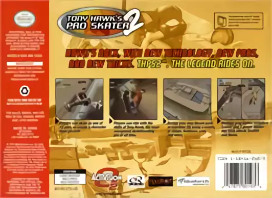 Image n° 2 - boxback : Tony Hawk's Pro Skater 2