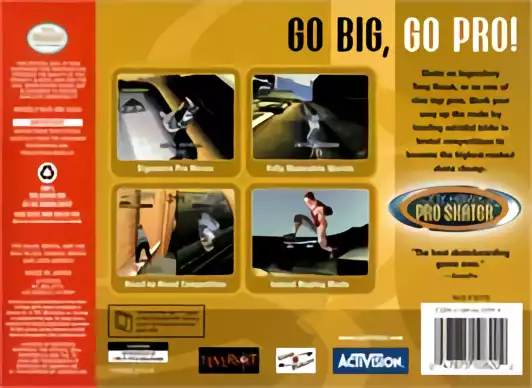 Image n° 2 - boxback : Tony Hawk's Pro Skater