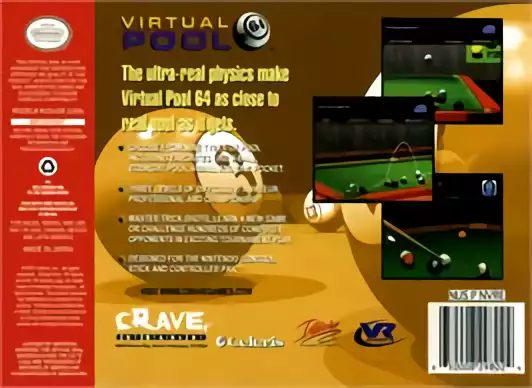 Image n° 2 - boxback : Virtual Pool 64