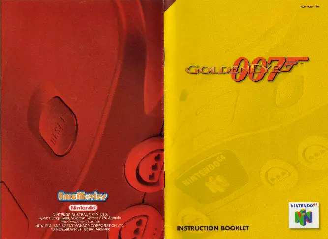manual for 007 - GoldenEye