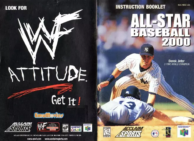 manual for All-Star Baseball 2000
