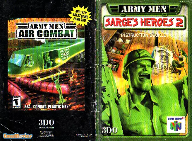 manual for Army Men - Sarge's Heroes 2