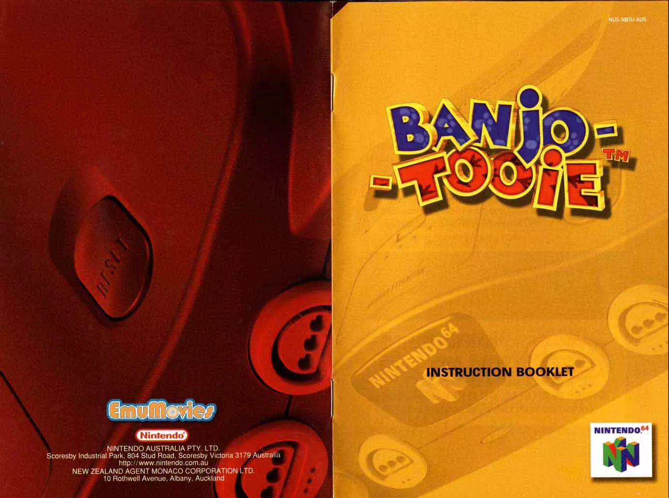 manual for Banjo-Tooie