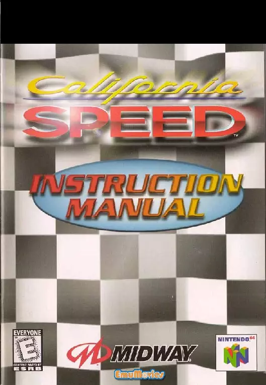 manual for California Speed