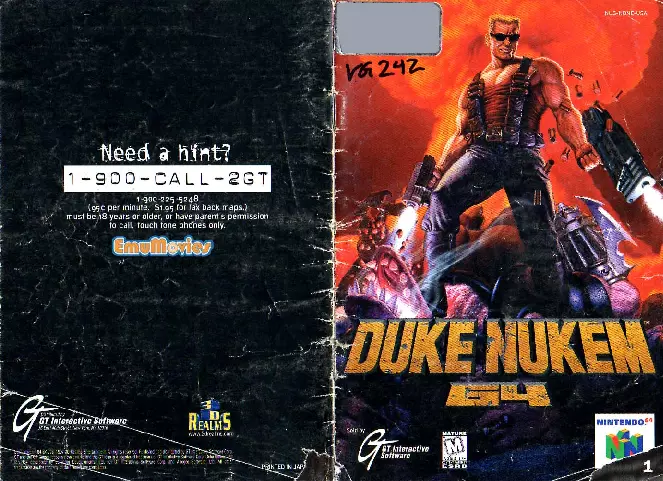 manual for Duke Nukem 64