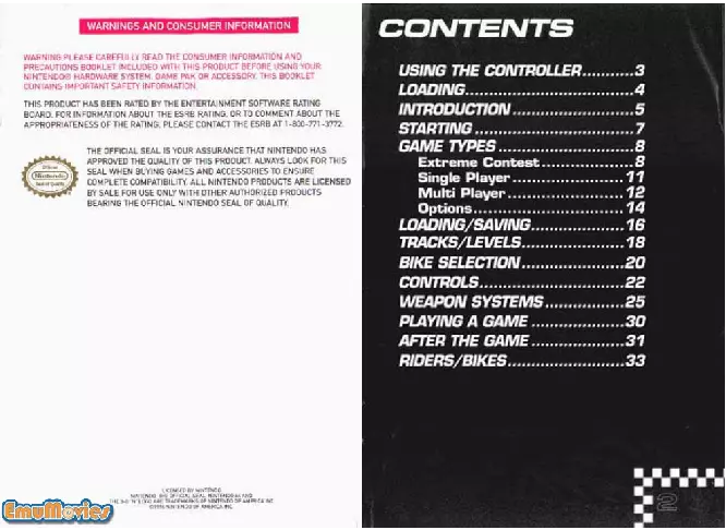 manual for Extreme-G XG2