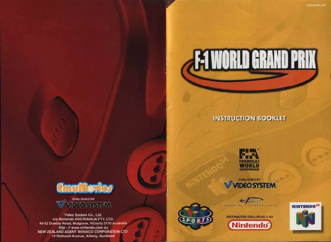 manual for F-1 World Grand Prix