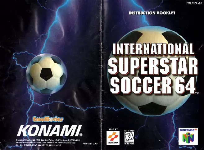 manual for International Superstar Soccer 2000