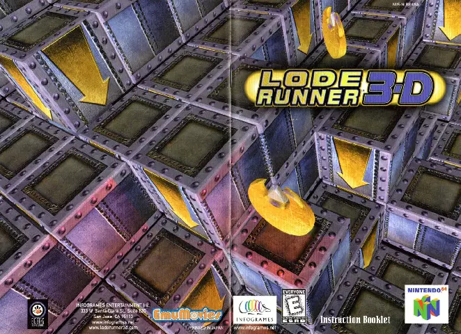 manual for Lode Runner 3-D