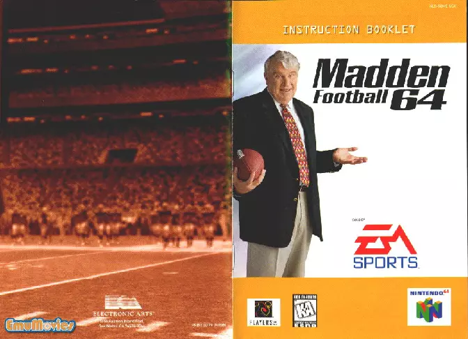 manual for Madden Football 64
