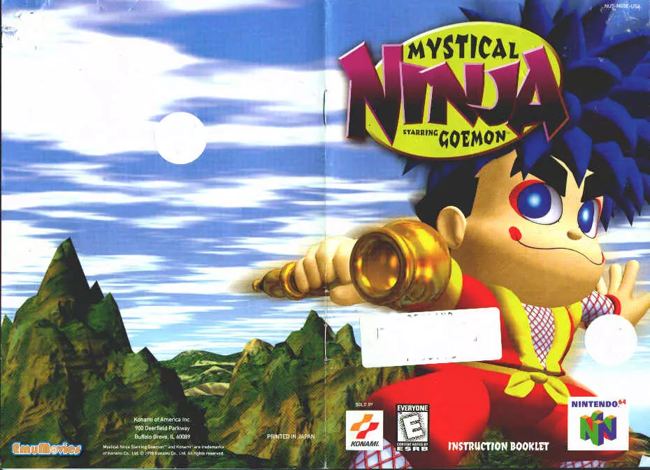 manual for Mystical Ninja Starring Goemon