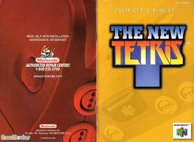 manual for New Tetris, The