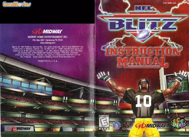 manual for NFL Blitz