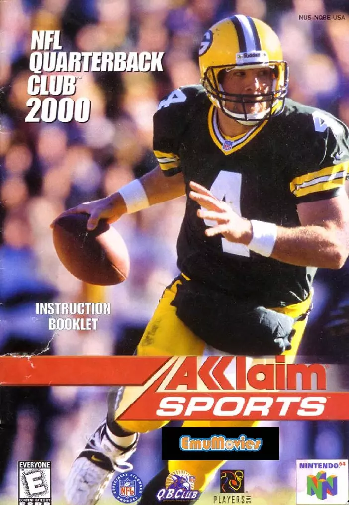 manual for NFL Quarterback Club 2000