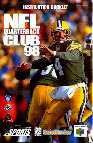 manual for NFL Quarterback Club 98