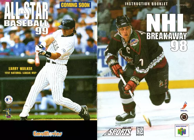 manual for NHL Breakaway 98