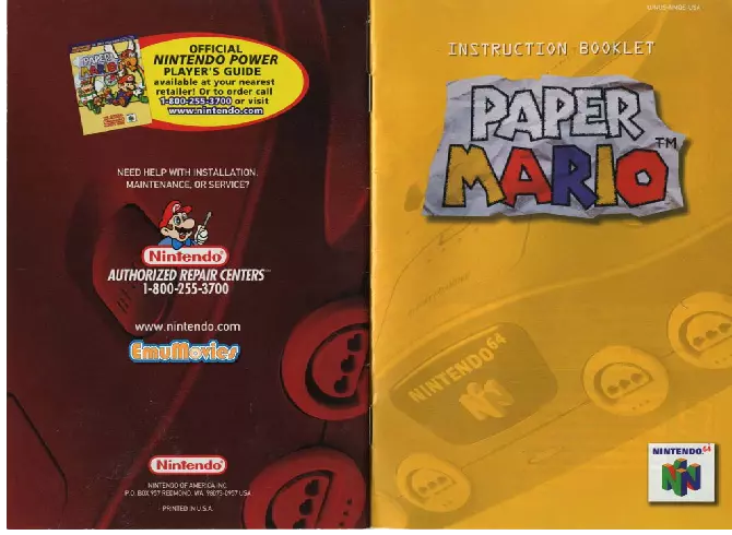 manual for Paper Mario
