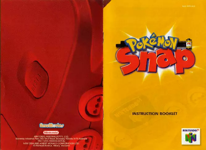 manual for Pokemon Snap