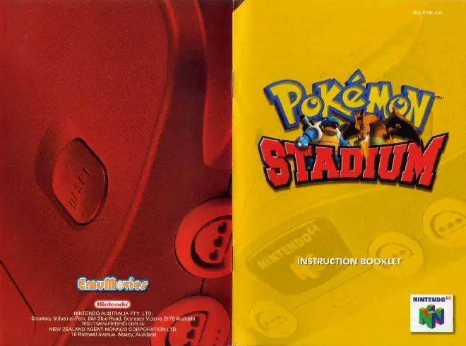 manual for Pokemon Stadium
