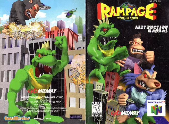 manual for Rampage - World Tour