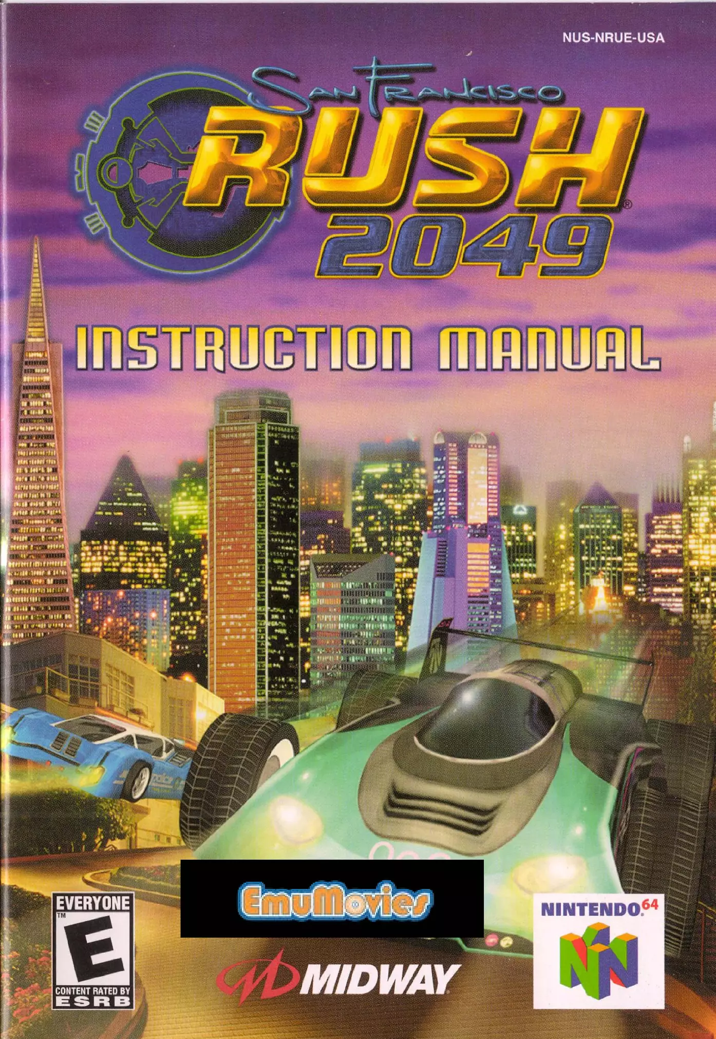 manual for San Francisco Rush 2049