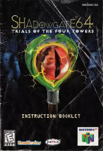 manual for Shadowgate 64 - Trials of the Four Towers