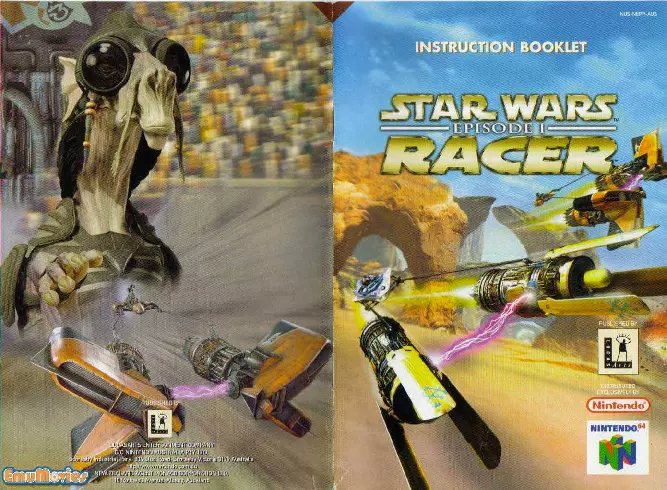 manual for Star Wars Episode I - Racer