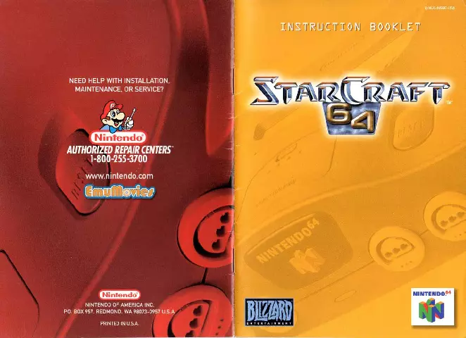 manual for StarCraft 64