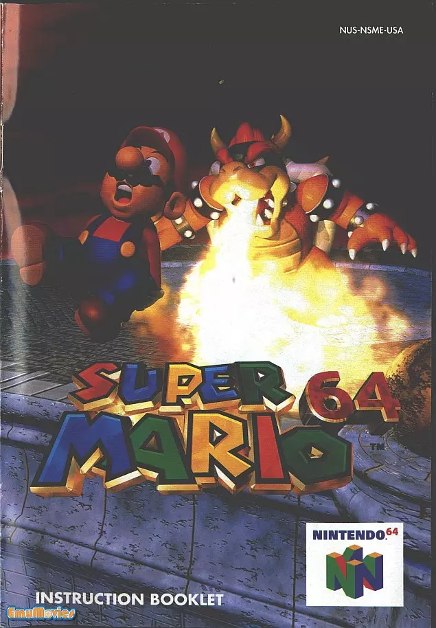 manual for Super Mario 64