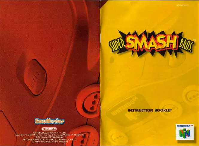 manual for Super Smash Bros.