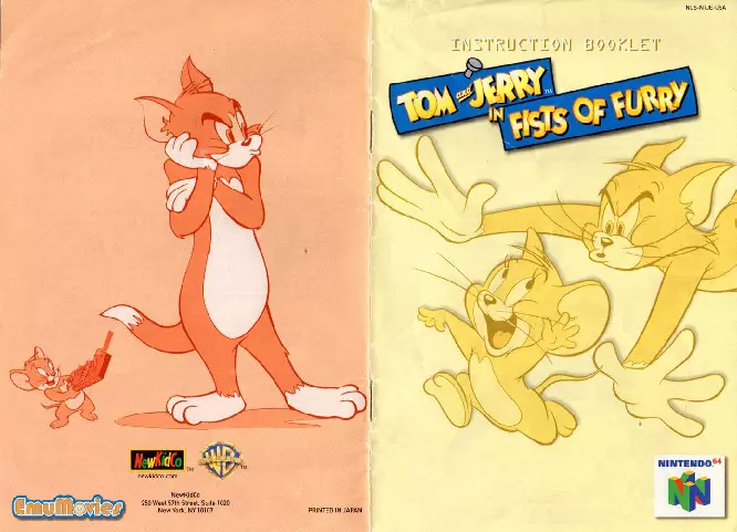 manual for Tom and Jerry in Fists of Furry