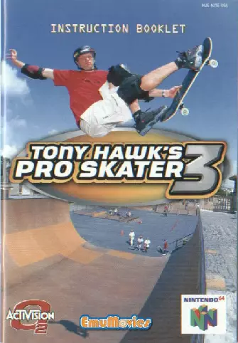 manual for Tony Hawk's Pro Skater 3