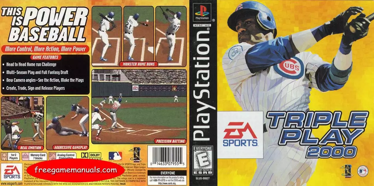manual for Triple Play 2000