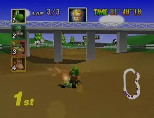 Image n° 5 - screenshots  : Mario Kart 64