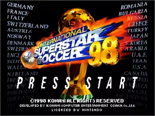 Image n° 11 - titles : International Superstar Soccer '98