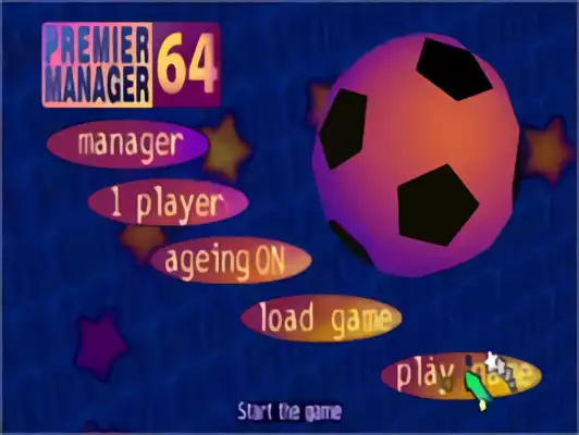 Image n° 10 - titles : Premier Manager 64