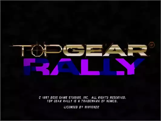 Image n° 10 - titles : Top Gear Rally