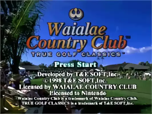 Image n° 4 - titles : Waialae Country Club - True Golf Classics (E)
