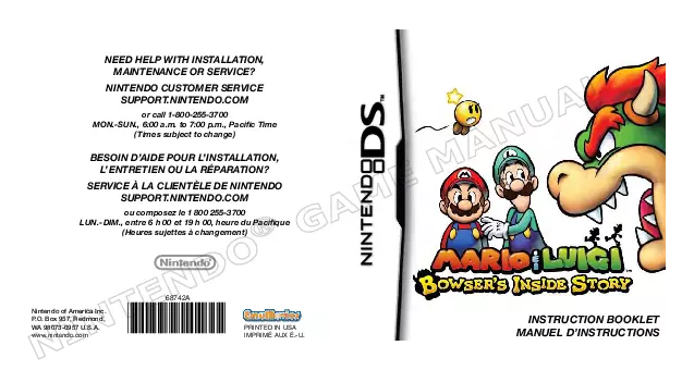 Mario & Luigi - Bowser's Inside Story - Download ROM Nintendo DS 