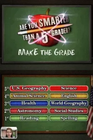 Image n° 5 - screenshots  : Are you Smarter than a 5th Grader - Make the Grade