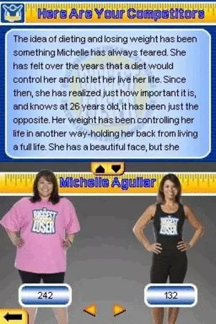 Image n° 5 - screenshots  : Biggest Loser, The (DSi Enhanced)